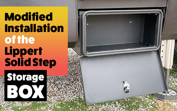 Lippert Solid Step Storage Box Installation & Review + RV Step Removal