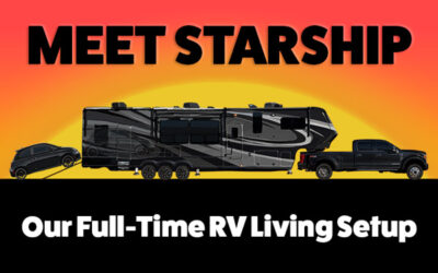 Meet Starship | Our Full Time RV Living Setup | Featuring BFRv, Super Heavy & Crew Dragon