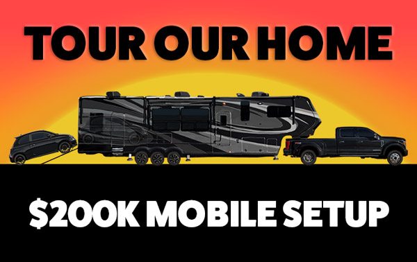 INSANE RV TOUR | Full Time Traveling Home, Office & Garage | 3+ Years On The Road In Our 397TH