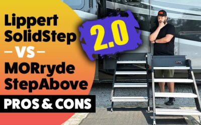 NEW Lippert Solid Step vs MORryde StepAbove RV Entry Step Pros & Cons + Installation (2023 UPDATE)