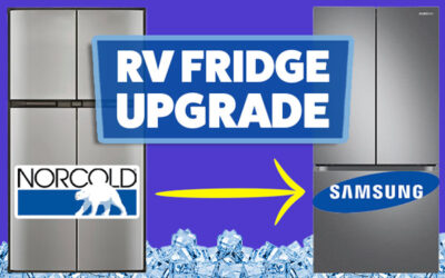 RV FRIDGE SWAP – Norcold 2118 to Samsung RF18 – Absorption To Residential