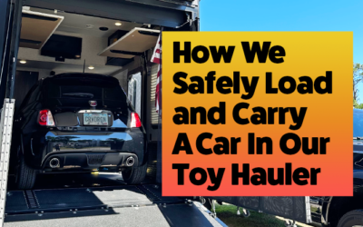 How We Carry A Car In Our Toy Hauler